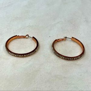 Rhinestone Hoops